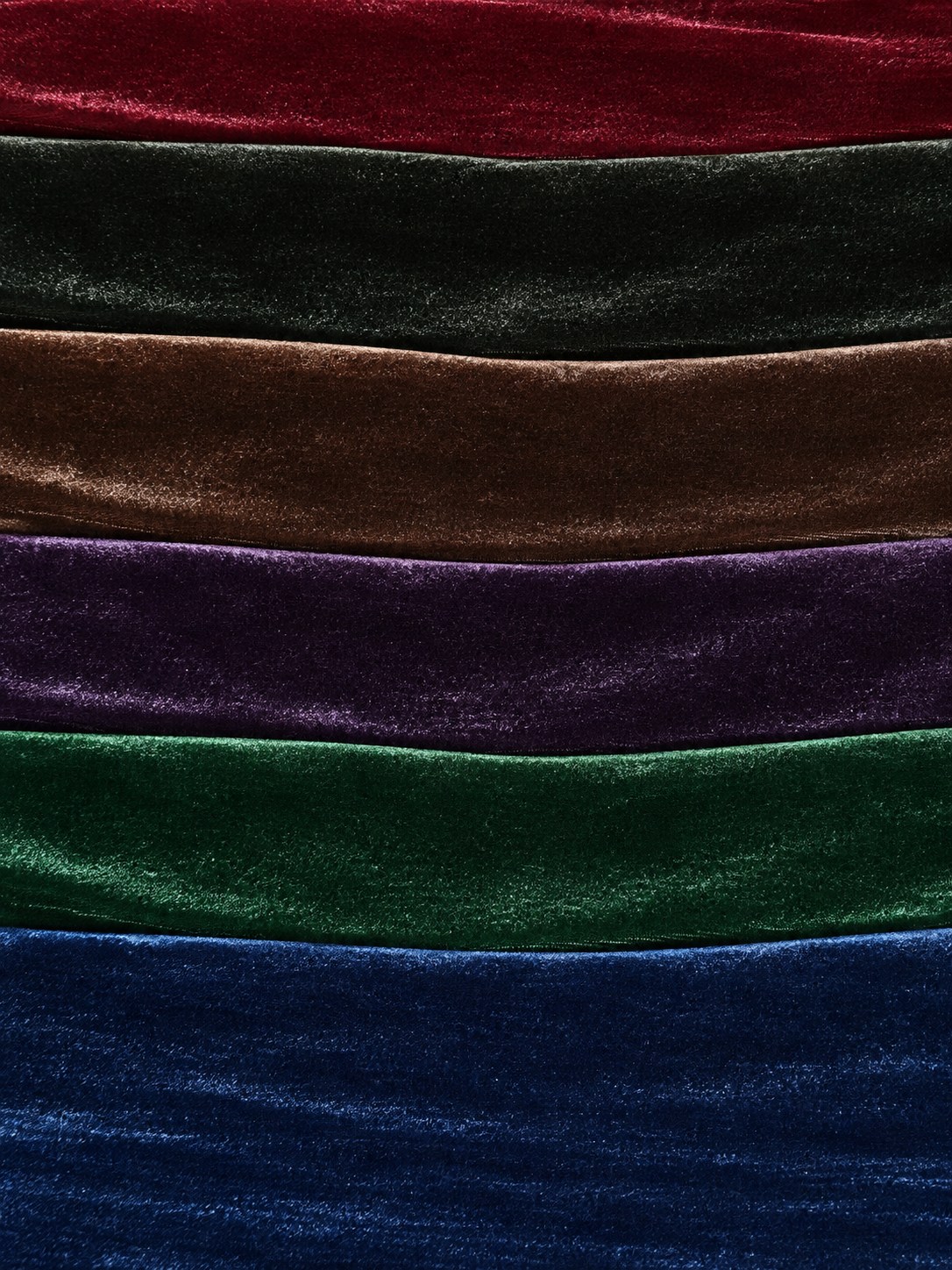 Dyed Velvet velvet sample display